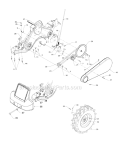 Page A Diagram and Parts List for 21AB454C401 2001 Yard Man Tiller